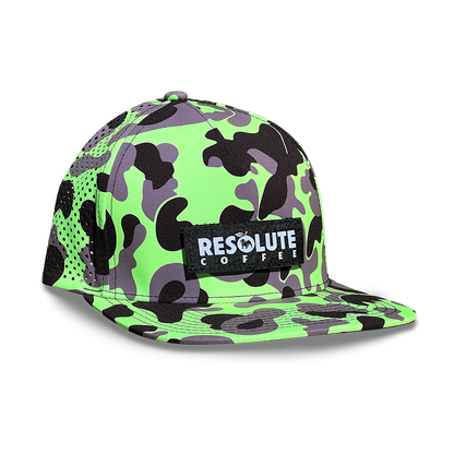 RESOLUTE RNNR CAMO SNAPBACK HAT